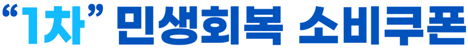 1차 민생회복 소비쿠폰