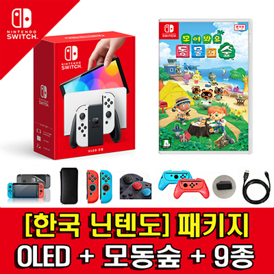 [닌텐도] OLED 모동숲 패키지
